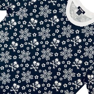 Tokidoki Sakura Devil Ringer Japanese Hannya Mask Design Shirt Men Large Tee NWT